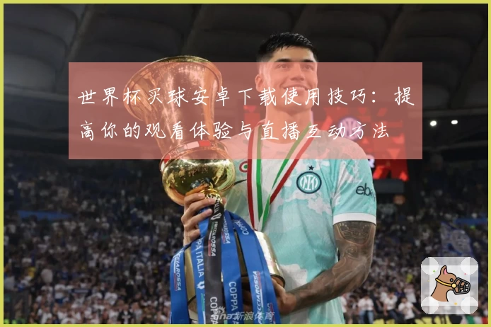 世界杯买球安卓下载使用技巧：提高你的观看体验与直播互动方法